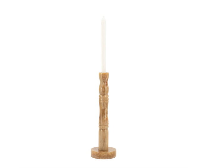 Candle holder Marlie large - bruin | BY-BOO