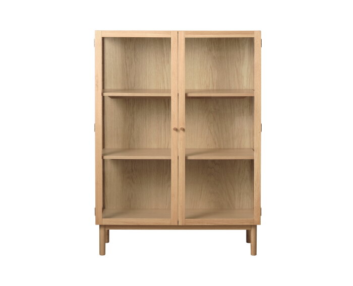 Vitrinekast Elba eiken 140 cm
