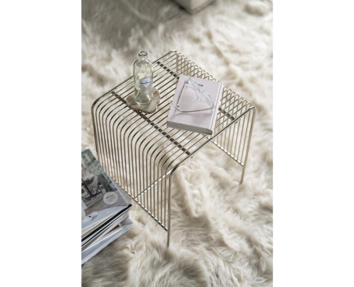 Stool WireWorks - silver | BY-BOO