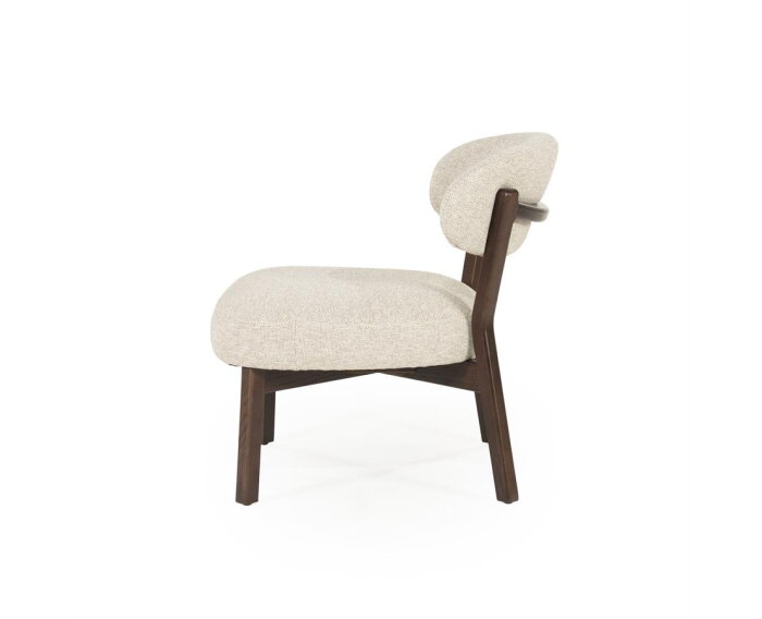 Fauteuil Mikky bruin - taupe | Eleonora