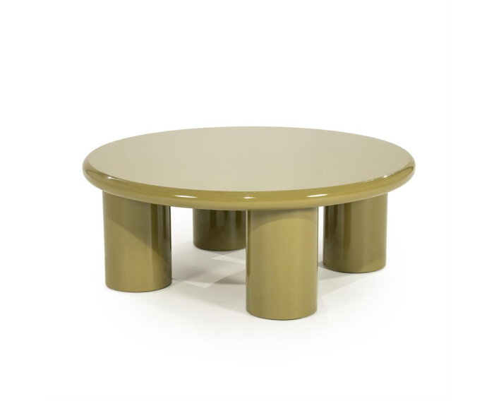 Coffee table Bloop large 80x80cm - groen | BY-BOO