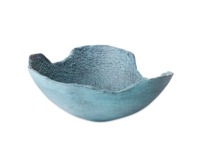 Blue Patina Decorative Bowl Medium