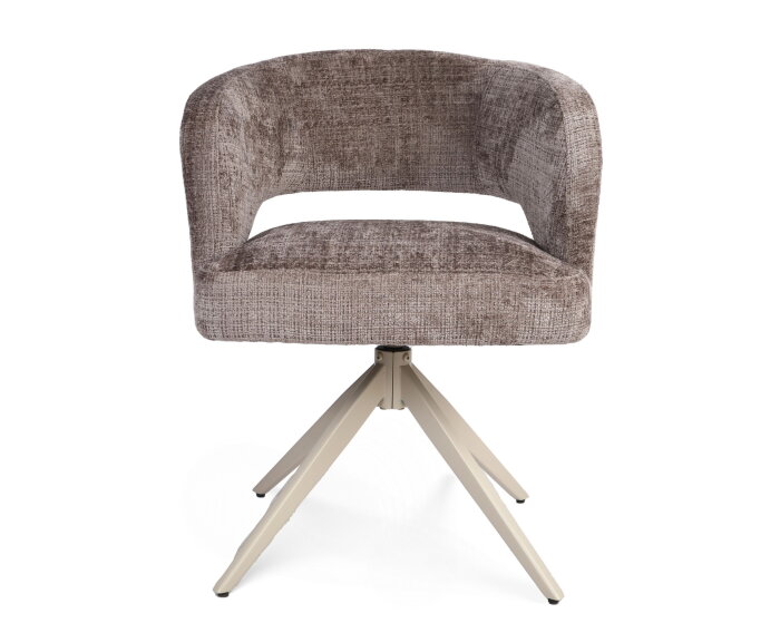 Eetkamerstoel Demi | Clay | Poot Sand | Met armleuning