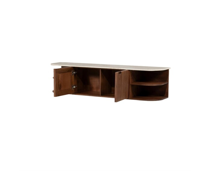 TV meubel Vigo 160x38cm - bruin | Eleonora