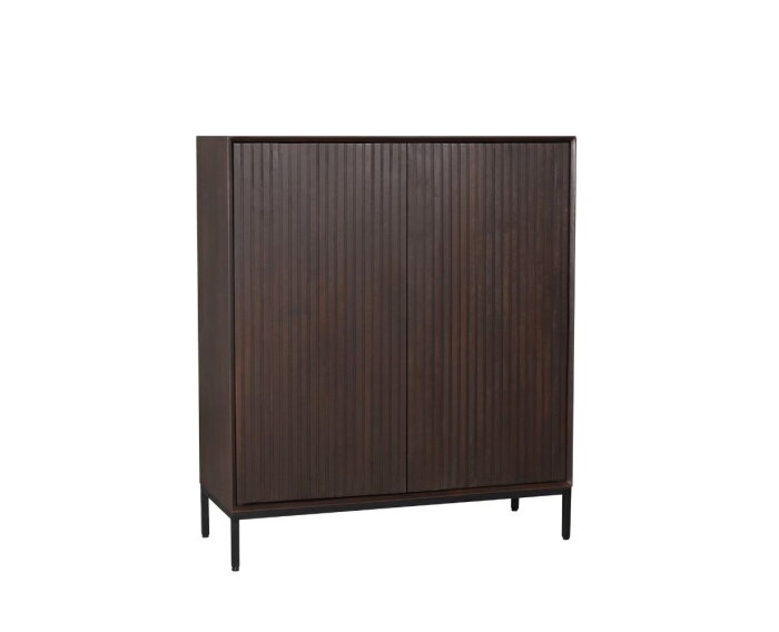 Kabinet kast Madison Bruin Mangohout 100 cm
