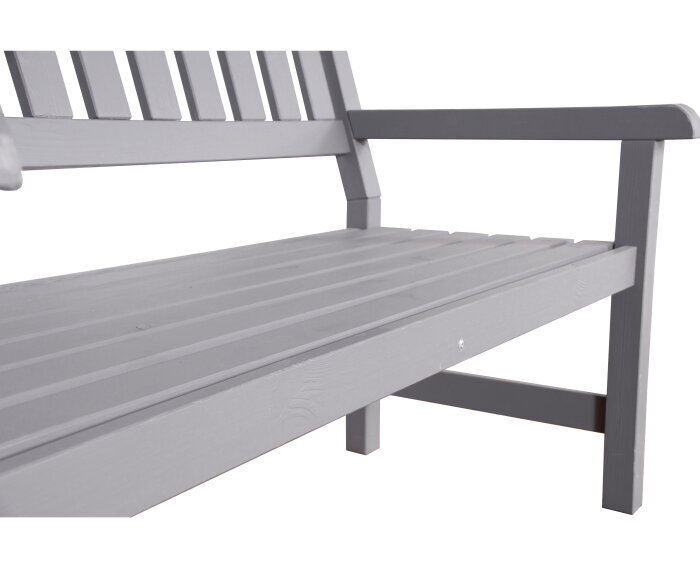 Tuinbank Bordeaux 2-Zits Grenen 125 cm - Grijs