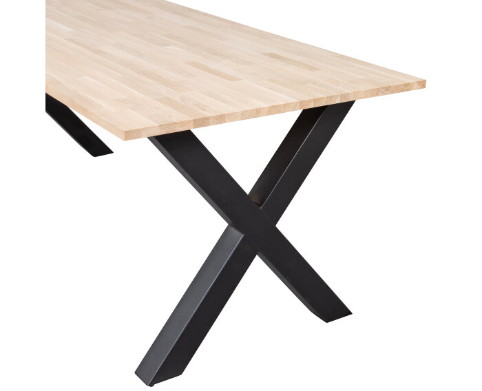 Combi-tablo: Eiken 220x90 & Alkmaar Poot [fsc] - WOOOD