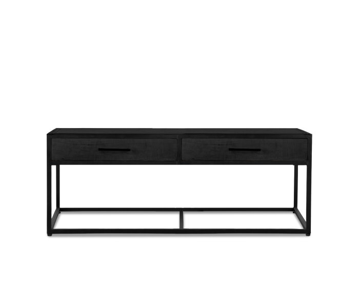 Jax 2 Drawer Coffee Table Black 120