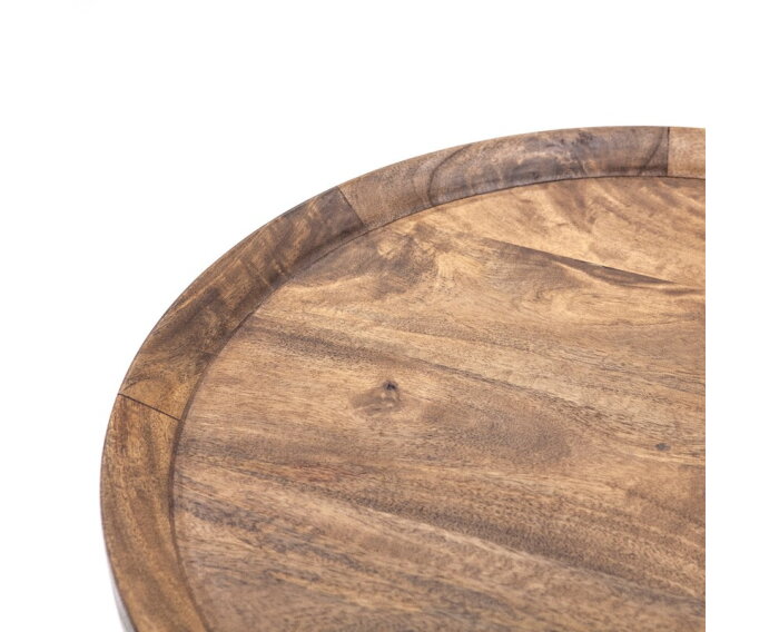 BY-BOO Bijzettafel 'Totum' | Mangohout | Medium | Slechts € 139 | Meubelplaats.nl
