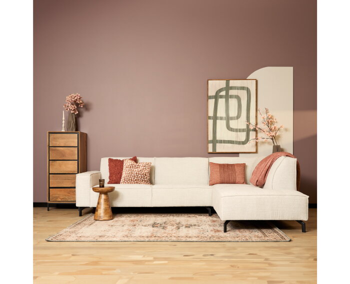 MySofa Floris | 2,5 zits + Divan Rechts | Beige
