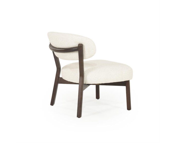 Fauteuil Mikky bruin - beige | Eleonora