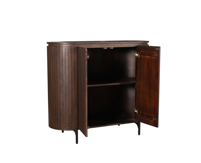 Kabinet kast Solana Bruin Mangohout 115 cm