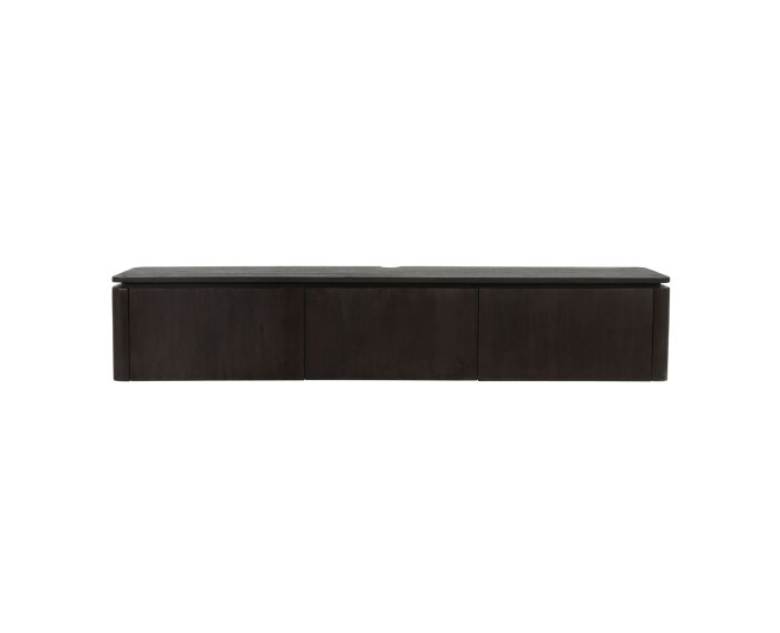 Zwevend tv meubel Dallas Naturel Mangohout 165 cm