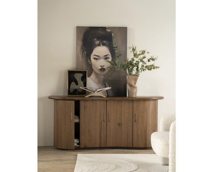 Dressoir Josh 180x50cm - bruin | Eleonora