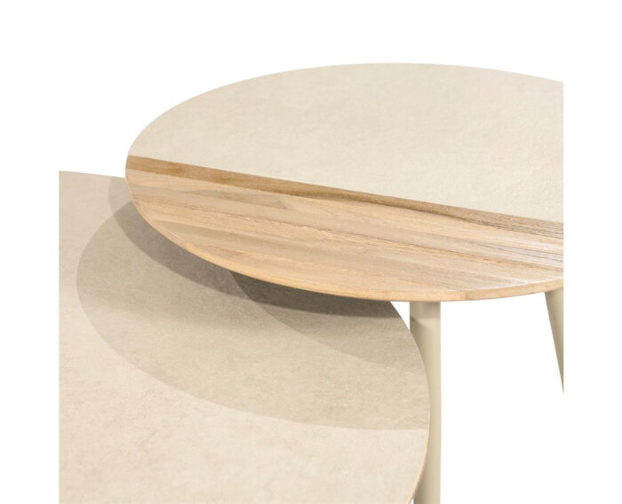 Diago (set of 2) 80x80cm - natuurlijk | BY-BOO