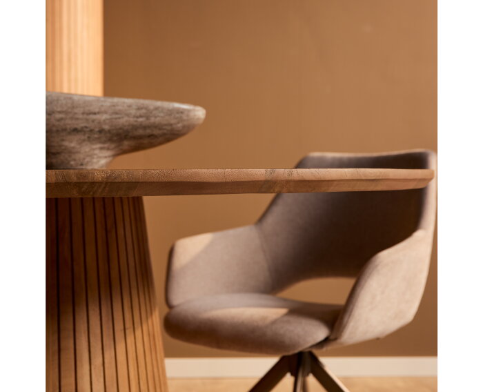 Eettafel Solana | 210 cm | Naturel | Ovaal