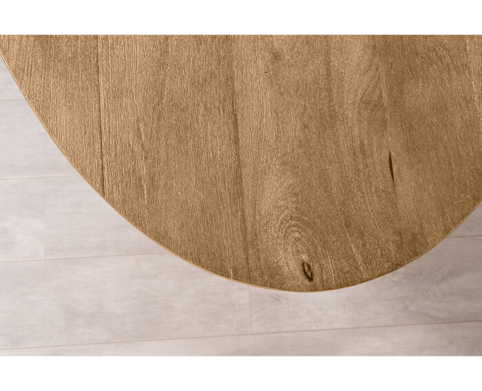 Eettafel Florence ovaal mangohout 240x100 cm - Naturel | Sandblasted
