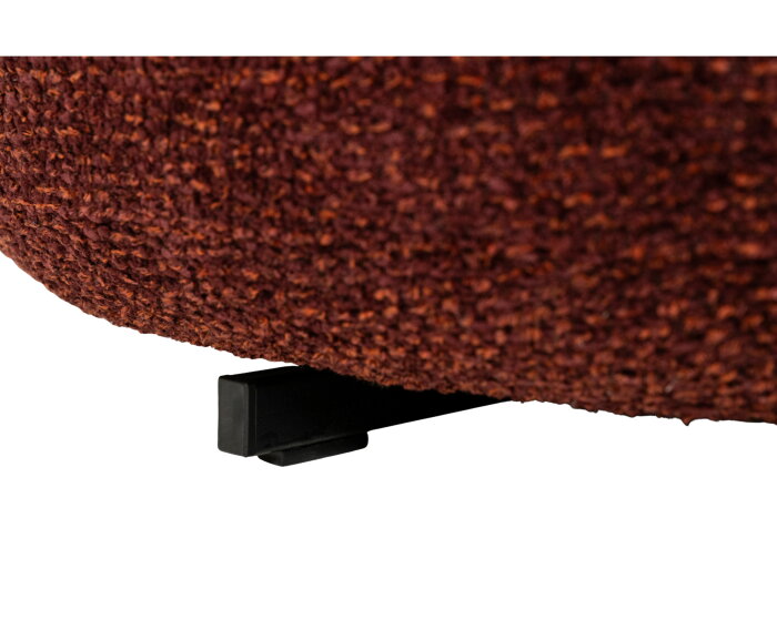 SEVN Lieke fauteuil draaibaar - Rond en compact - Rhapsody 10 Burnt Brick - 93x90x79 cm