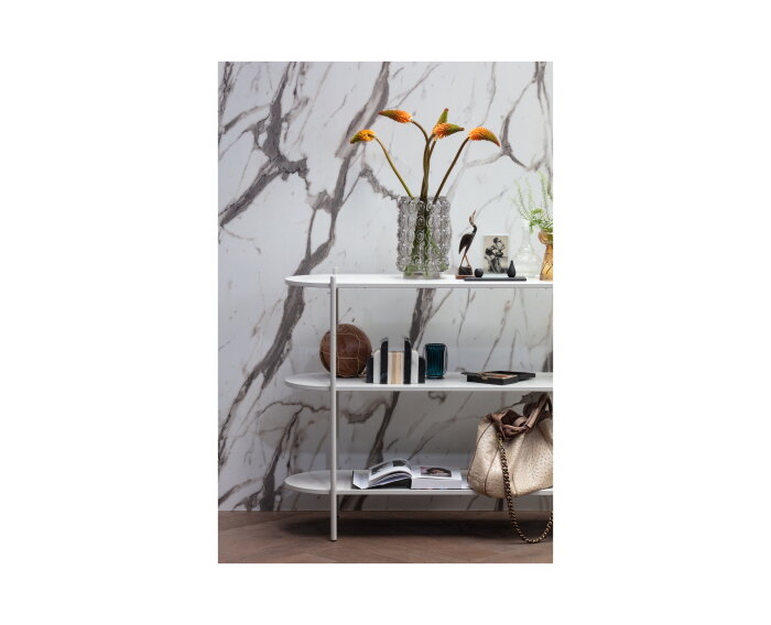 Tender Rek Hout/metaal Mist [fsc] - BePureHome
