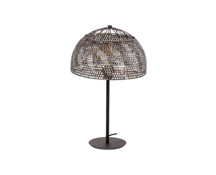 Tafellamp &Oslash;35 armor open - Zwart bruin