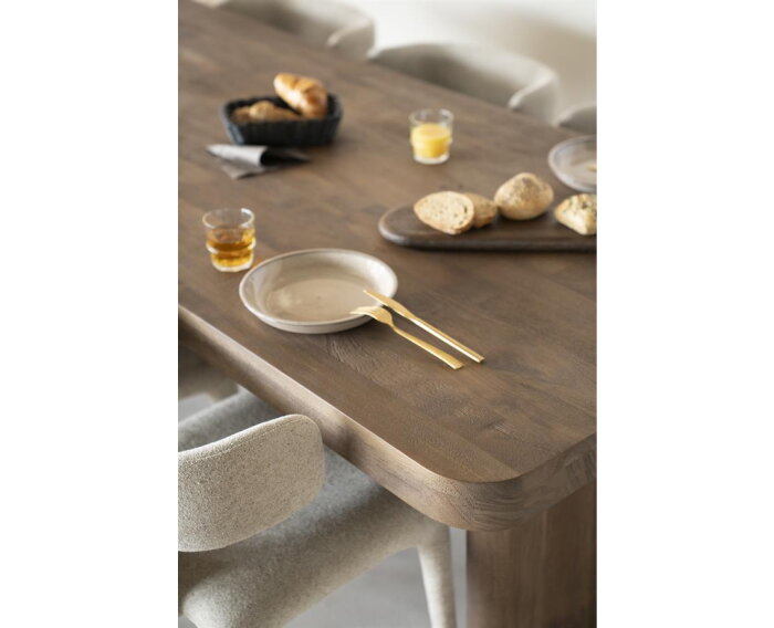 Eettafel Edward 240x100cm - bruin | Eleonora
