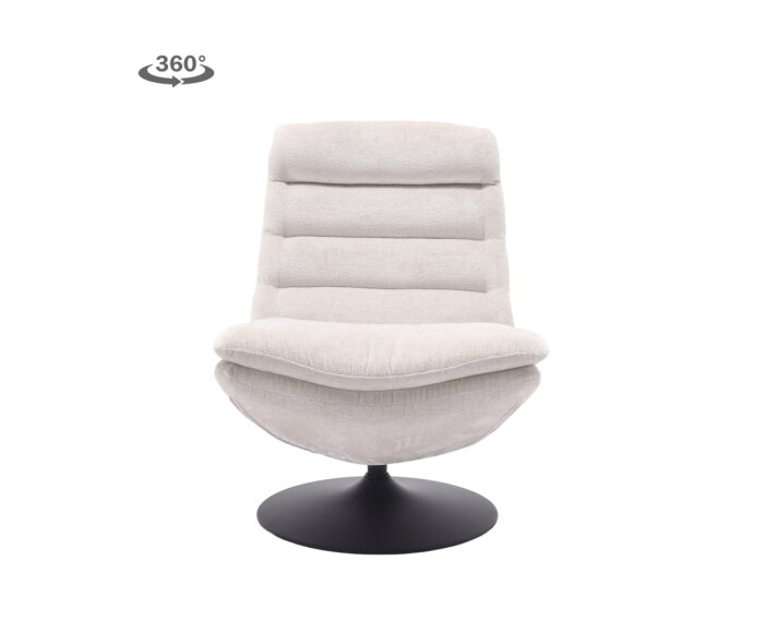 Marano Fauteuil - Harmony 02 almond white (draaibaar)