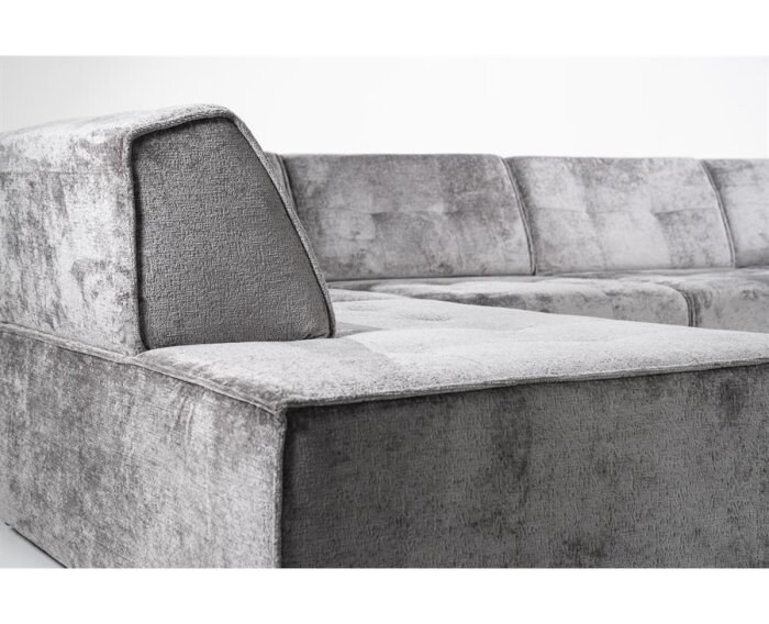 SEVN Milou modulaire hoekbank - U-bank Genesis Iron - 378x241 cm - zelf samen te stellen