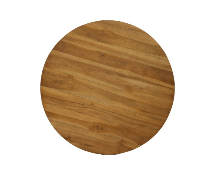 HSM Collection-Rond Tafelblad-ø140x2,5-Naturel-Teak