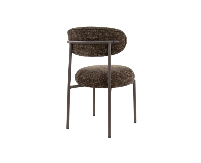 Eetkamerstoel Aiko Japandi - Tissee Cargo bruin - 52x57x81 cm