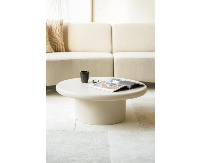 Salontafel Jade 80x80cm - zand | Eleonora