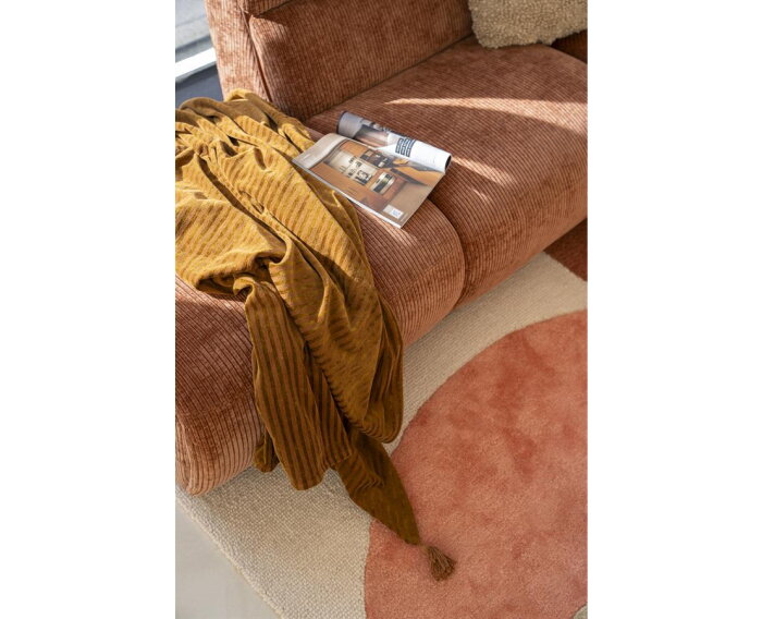 Plaid Sirun 170x130cm - mustard | BY-BOO