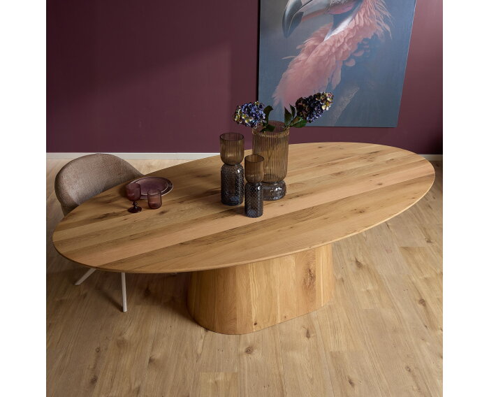 Eettafel Riga | 210 cm | Naturel Eiken