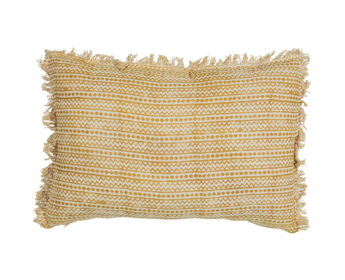 Streak Kussen Met Print Mosterd 40x60cm - BePureHome