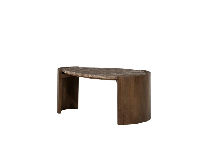 Salontafel Niklas 73x46cm - bruin | Eleonora