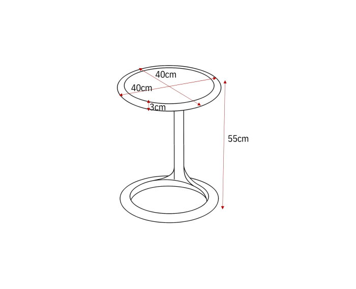 Bijzettafel Vinn | Set van 2