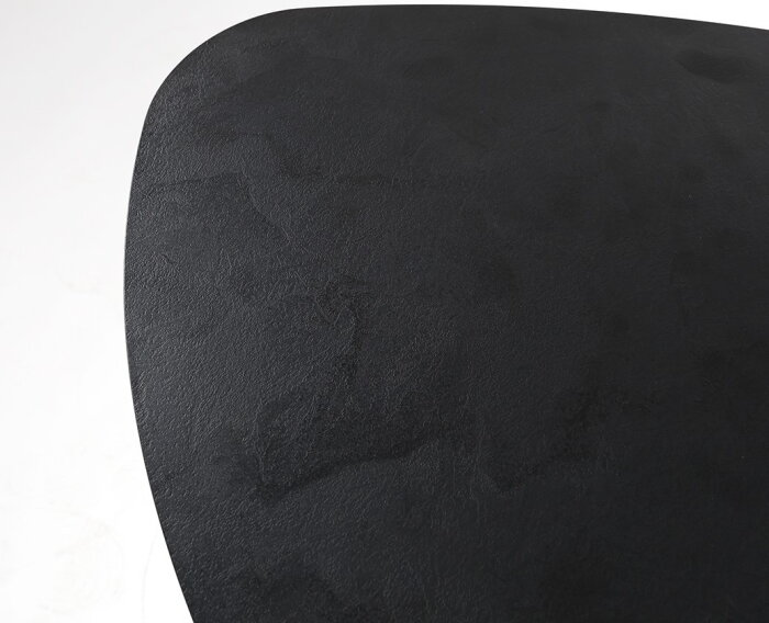 Graziano laptoptafel - organisch - Hoog 70 - leg black - black cement - Unlimited Laminate Collection