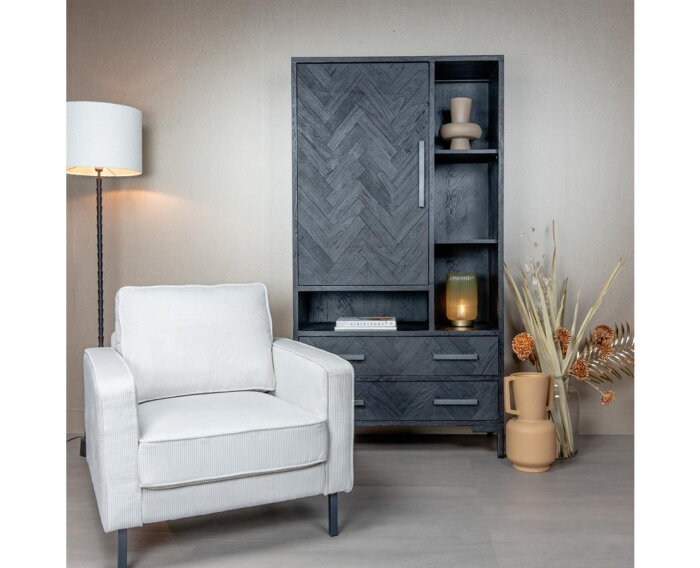 Norwich Fauteuil - fabric Lara 001 Ivory