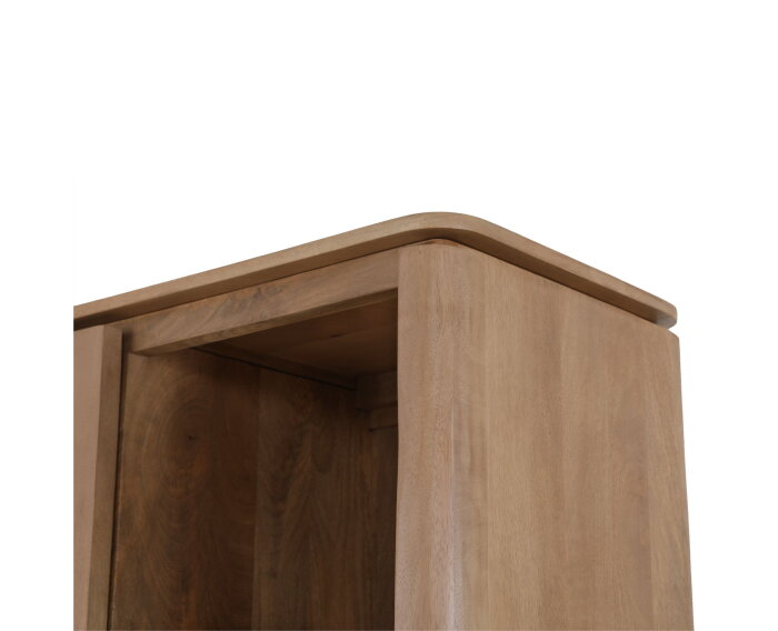 Vakkenkast Dallas Naturel Mangohout 90 cm