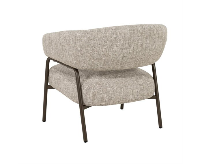 Fauteuil Fabrice - taupe | Eleonora