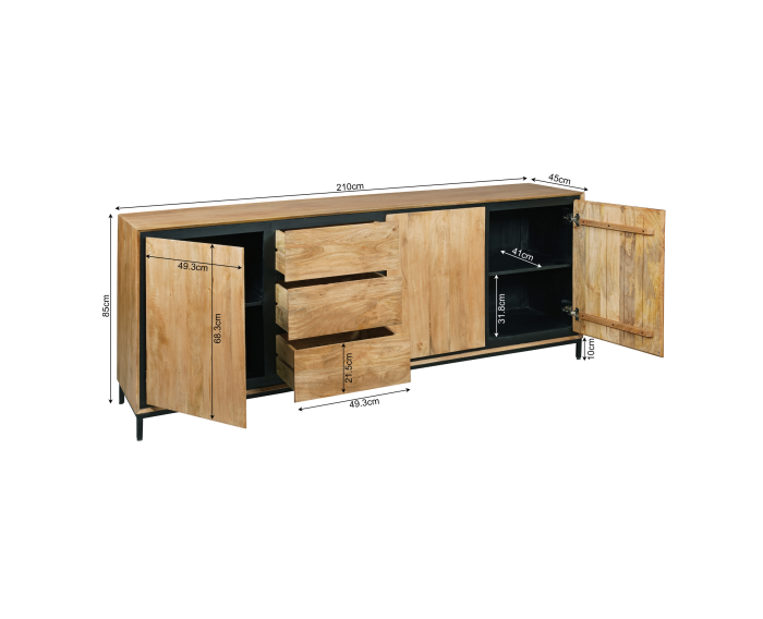 Dressoir RichWood | 210 cm