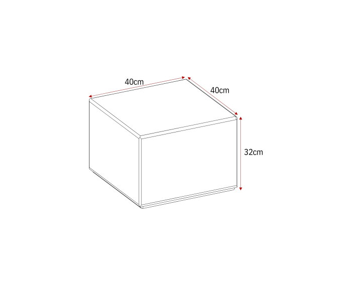 Salontafel Elias | 60 cm | Wit