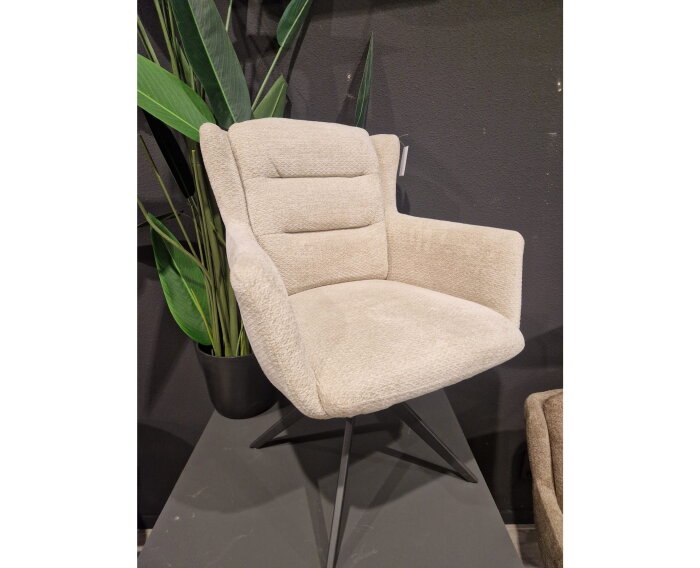 Eetkamerstoel Maud draaibaar - Retro Bliss Beige