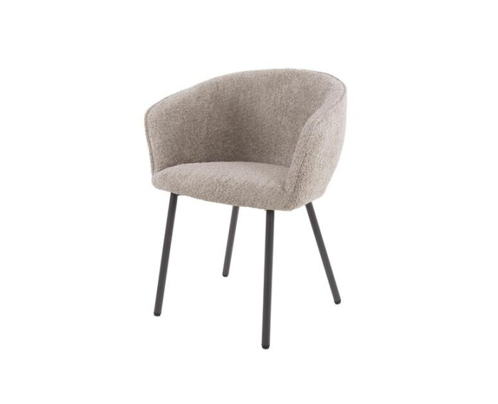 Armstoel curve VPE2 - Boucle zandkleur