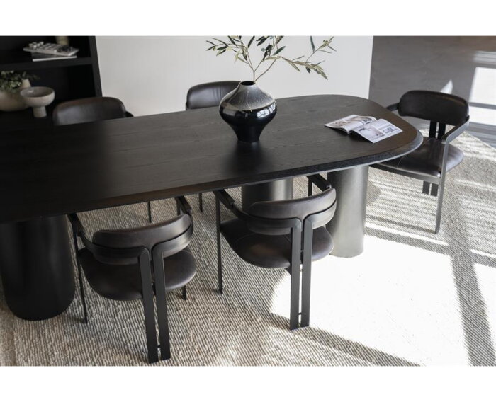 Eettafel Walter 300x120cm - zwart | Eleonora