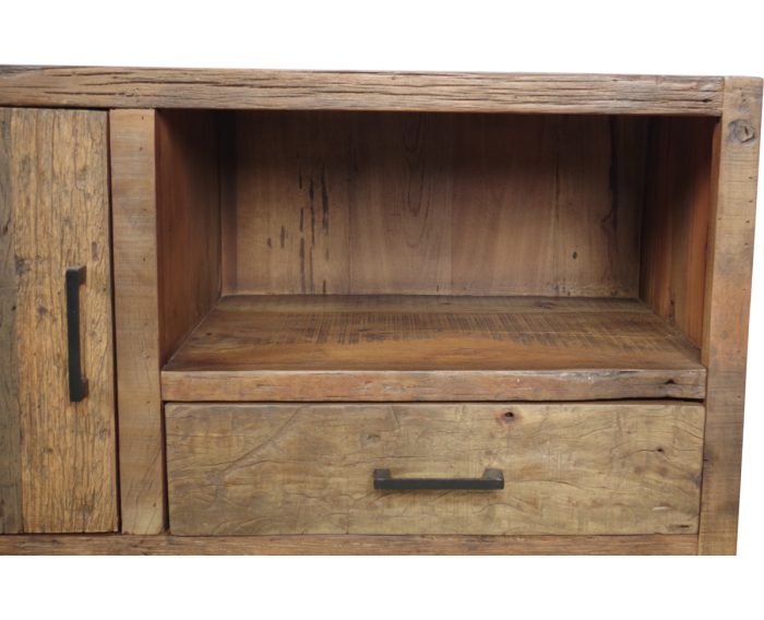 TV-meubel Brent gerecycled hout naturel - 120 x 40 x 55 cm