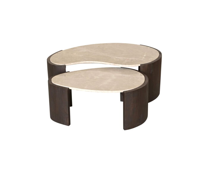 Bijzettafel Lume marmer 71 cm
