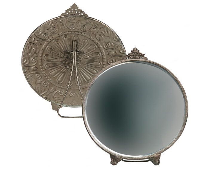 Posh Spiegel Round Metaal Antique Brass - BePureHome