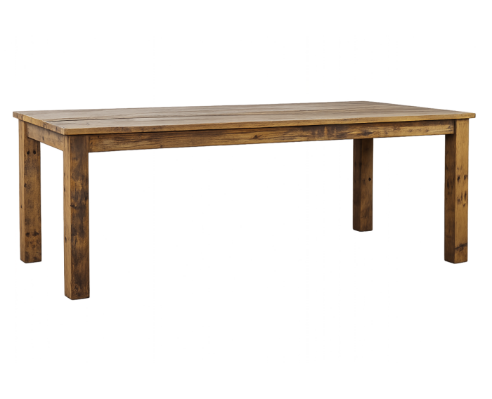 Eettafel Brent Rechthoek gerecycled hout 160x100x76 cm - Naturel