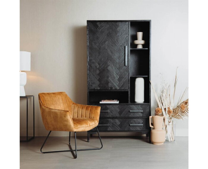 Monte Fauteuil - fabric Adore 14 yellow
