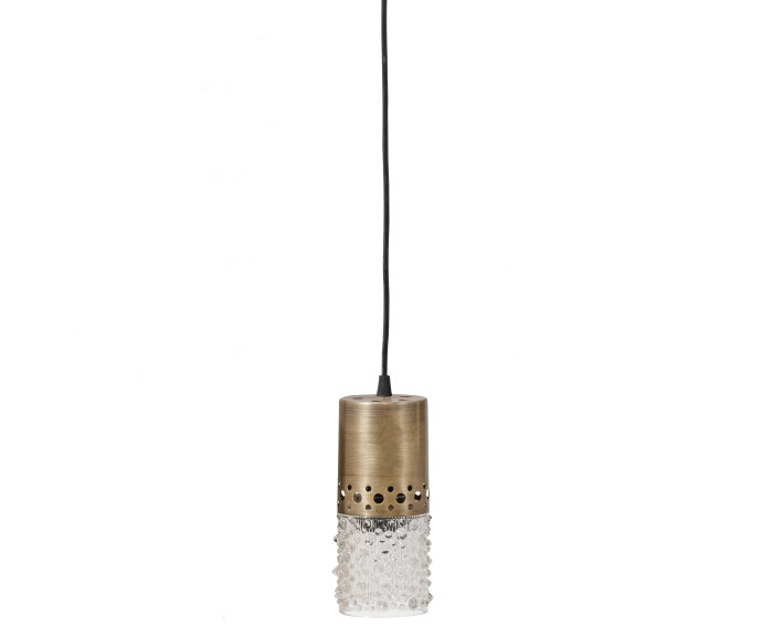 Sprinkle Hanglamp Glas Antique Brass - BePureHome